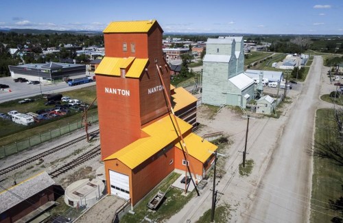 Nanton's Canadian Grain Elevator Discovery Centre features elevators that are nearly 100-years-old, shown in Nanton, Alta., Wednesday, June 12, 2024.THE CANADIAN PRESS/Jeff McIntosh
