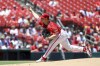 St. Louis Cardinals starting pitcher Sonny Gray throws during the first inning of a baseball game against the San Francisco Giants, Sunday, June 23, 2024, in St. Louis. (AP Photo/Scott Kane)