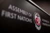 Three regional chiefs representing nearly half of the First Nations in Canada say the Assembly of First Nations is overstepping its mandate by making decisions that will directly impact First Nations children and families without consent. AFN signage is seen during the second day of the Special Chiefs Assembly (SCA) in Ottawa, on Wednesday, Dec. 6, 2023. THE CANADIAN PRESS/Spencer Colby