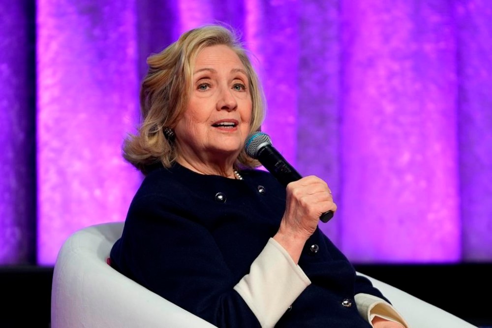 Politics tamfitronics FILE - Former Secretary of State Hillary Rodham Clinton speaks with Catalyst CEO Lorraine Hariton at the Catalyst Awards Conference in the Midtown Hilton Hotel on March 12, 2024, in New York. Clinton’s next book is a collection of essays, touching upon everything from marriage to politics to faith, that her publisher is calling her most personal yet. Simon and Schuster announced Tuesday, June 25, that Clinton’s “Something Lost, Something Gained: Reflections on Life, Love and Liberty” will be released Sept. 17. (AP Photo/Peter K. Afriyie, File)