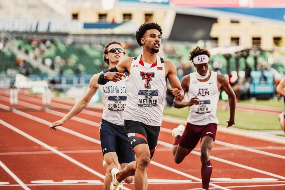 Canada's Malik Metivier competes in the NCAA outdoor track and field championships in a June 2022 handout photo. The pressure is heavy, but the opportunity is massive for Malik Metivier.
The Toronto native will be competing at the Canadian track and field Olympic trials that run from Wednesday through Sunday in Montreal. THE CANADIAN PRESS/HO-Texas Tech Athletics, *MANDATORY CREDIT*