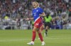 U.S. forward Trinity Rodman (22) reacts after missing a shot attempt against South Korea during the second half of an international friendly soccer match in St. Paul, Minn., Tuesday, June 4, 2024. (AP Photo/Abbie Parr)