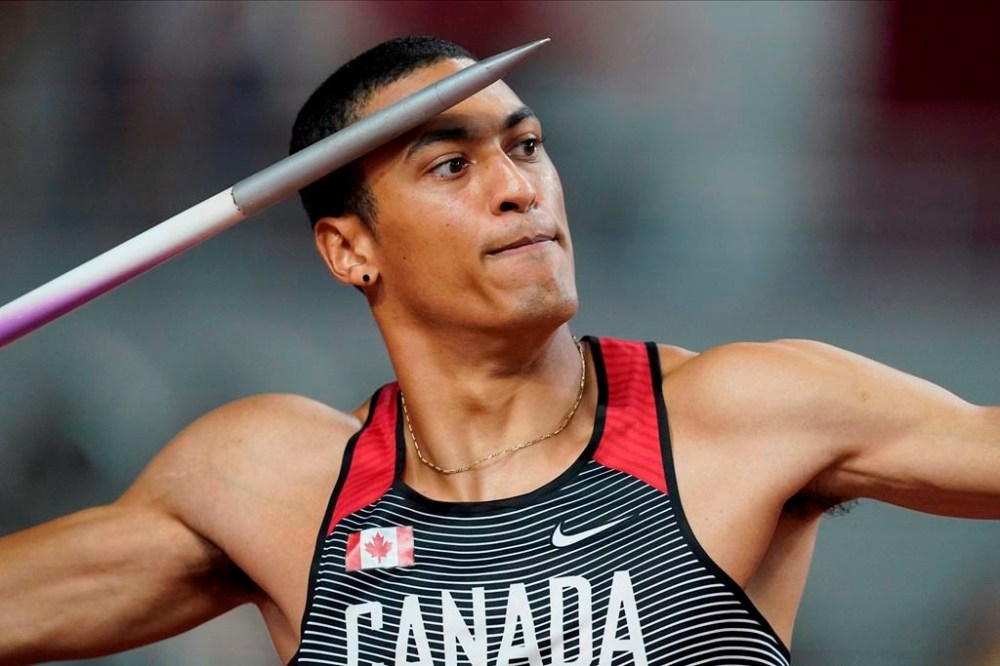 World champion decathlete Pierce LePage has received a medical exemption and won't compete this week at the Canadian Olympic and Paralympic track and field trials. Lepage competes in the men's decathlon javelin throw at the World Athletics Championships in Doha, Qatar, Thursday, Oct. 3, 2019. THE CANADIAN PRESS/AP/David J. Phillip