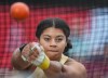 Camryn Rogers from Richmond, B.C. competes for the win in the hammer throw at the Canadian Track and Field Olympic trials in Montreal, Wednesday, June 26, 2024. THE CANADIAN PRESS/Christinne Muschi
