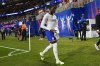 Tim Weah of the United States leaves the field after receiving a red card during a Copa America Group C soccer match against Panama in Atlanta, Thursday, June 27, 2024. (AP Photo/Mike Stewart)