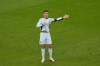 Portugal's Cristiano Ronaldo reacts after being pulled by the shirt by a Georgian player during a Group F match between Georgia and Portugal at the Euro 2024 soccer tournament in Gelsenkirchen, Germany, Wednesday, June 26, 2024. (AP Photo/Andreea Alexandru)
