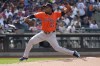 Houston Astros pitcher Framber Valdez throws during the first inning of a baseball game against the Houston Astros, Saturday, June 29, 2024, in New York. (AP Photo/Pamela Smith)