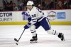 FILE - Toronto Maple Leafs' Tyler Bertuzzi (59) skates with the puck against the Carolina Hurricanes during the third period of an NHL hockey game in Raleigh, N.C., Sunday, March 24, 2024. Bertuzzi joined Connor Bedard in Chicago on the first day of NHL free agency, agreeing to a $22 million, four-year contract with the rebuilding Blackhawks on Monday, July 1, 2024. (AP Photo/Karl B DeBlaker, FIle)