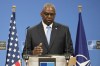 FILE - Secretary of Defense Lloyd Austin addresses a media conference at NATO headquarters in Brussels, June 14, 2024. Secretary of State Antony Blinken said Monday, June 24, that State Department counselor Derek Chollet, one of his most senior aides, is leaving to become Austin's chief of staff. (AP Photo/Virginia Mayo, File)