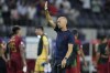 Coach Gregg Berhalter of United States celebrates his team's 2-0 victory over Bolivia at the end of a Copa America Group C soccer match in Arlington, Texas, Sunday, June 23, 2024. (AP Photo/Julio Cortez)