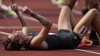 Nikki Hiltz celebrates after winning the women's 1500-meter final during the U.S. Track and Field Olympic Team Trials, Sunday, June 30, 2024, in Eugene, Ore. (AP Photo/George Walker IV)