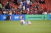 Toronto FC forward Lorenzo Insigne (24) sits on the turf after losing to Orlando City SC in an MLS soccer match in Toronto on July 3, 2024. THE CANADIAN PRESS/Cole Burston