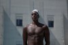 Ziyad Saleem poses in Berkeley, Calif., Tuesday, May 28, 2024. Saleem, a University of California swimmer, is headed to the Paris Olympics to swim for Sudan, his parents' home country and one almost all of his relatives have now fled because of war and a massive humanitarian crisis. (AP Photo/Jeff Chiu)
