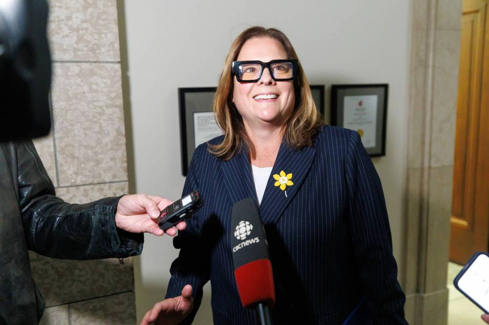 MIKE DEAL / FREE PRESS FILES
Former premier Heather Stefanson