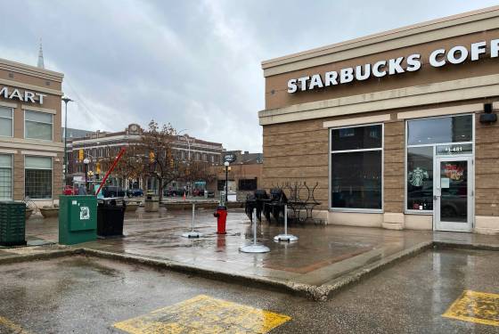 The Starbucks location in Osborne Village was closed in 2024. (Ruth Bonneville / Free Press)