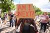 Mike Sudoma/Free Press
                                Protesters took to the street after a cyclist was killed June 7.