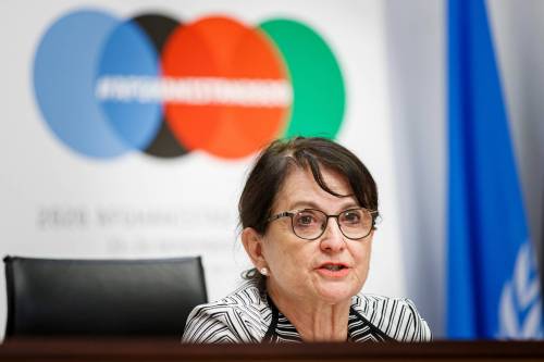 Valentin Flauraud / Keystone via The Associated Press files
                                Deborah Lyons, Canada&rsquo;s special envoy for combating antisemitism, says she is &lsquo;very interested&rsquo; in exploring the idea of removing religion as a possible defence against hate speech charges &mdash; even if it could put a chill on religious expression.