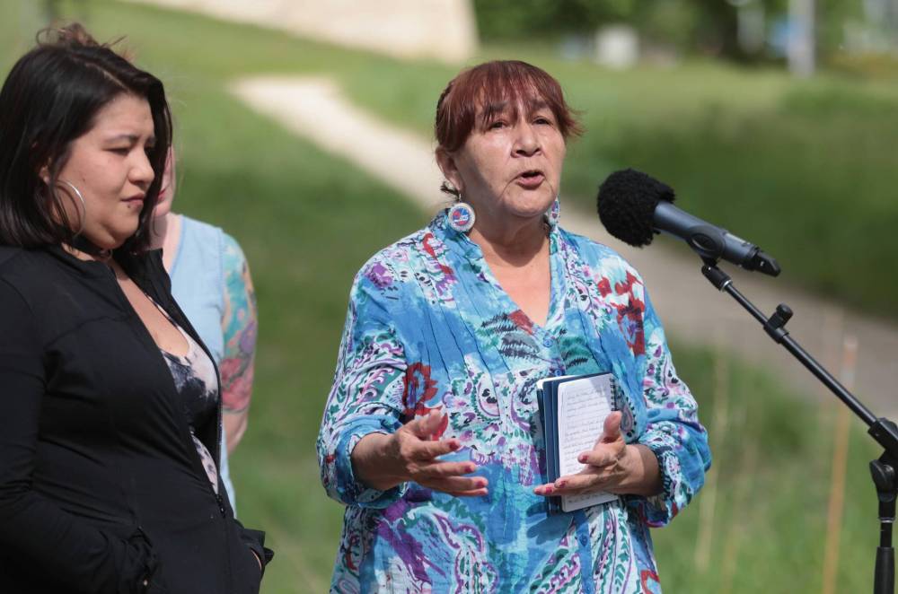 Ruth Bonneville / Free Press
‘It might take a while for them to find them, but they will find them, they will find them and we get to bring them home,’ says Donna Bartlett.