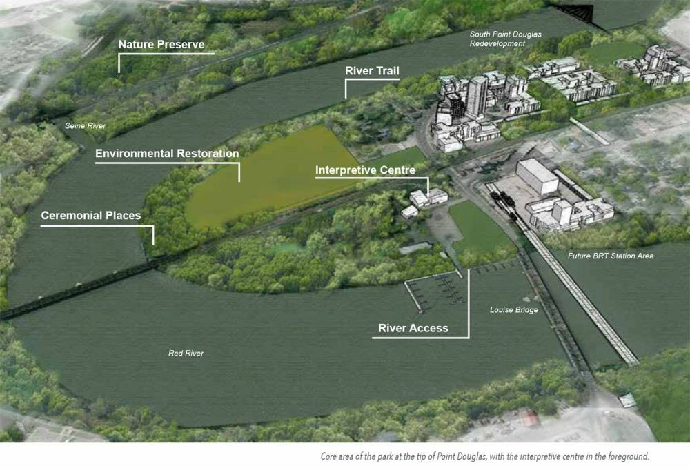 SUPPLIED
The Little Forks/La Petite Fourche national urban park is proposed for Point Douglas.