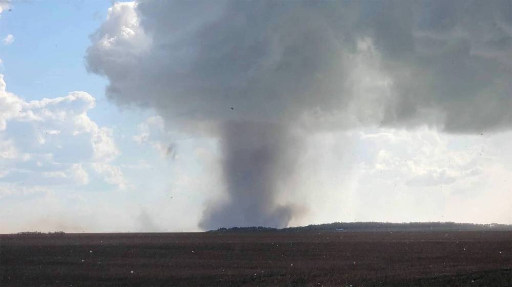 Jordan Carruthers photo
Jordan Carruthers said he saw a tornado touch down near Swan Lake after following the storm from the Saskatchewan-Manitoba border as it tracked eastward.