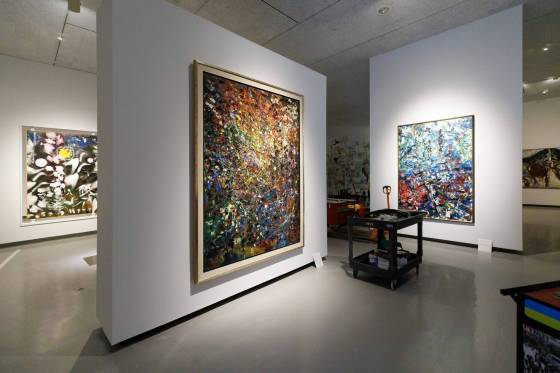 Check out the Jean Paul Riopelle show, then make your own art out of chocolate. (Mike Deal / Free Press)