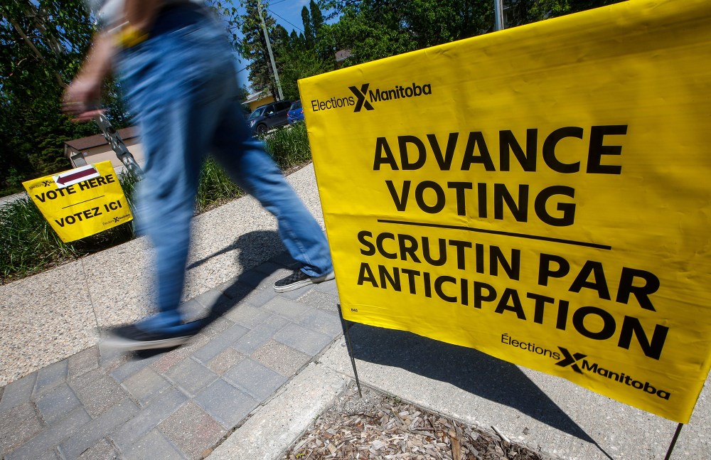 Advance voting to fill the Tuxedo MLA seat left vacant by former premier and Progressive Conservative party leader Heather Stefanson began Saturday. (John Woods / Free Press)