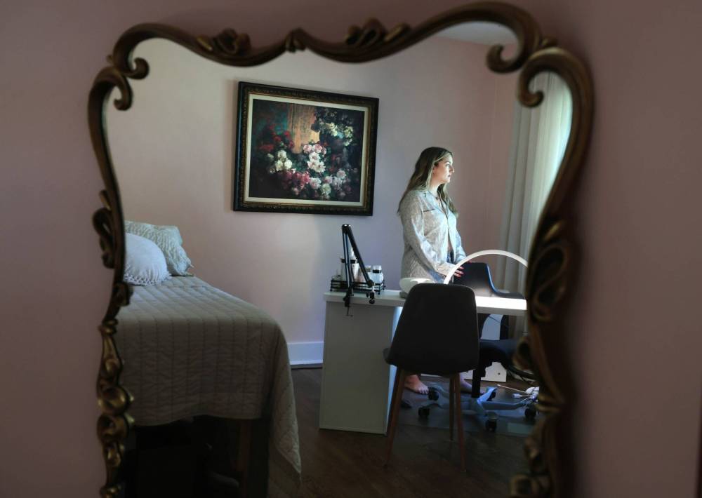 Ruth Bonneville / Free Press
Erika Berthelot developed postural orthostatic tachycardia syndrome (POTS), which causes your heart rate to accelerate, after having COVID-19 in March 2023.