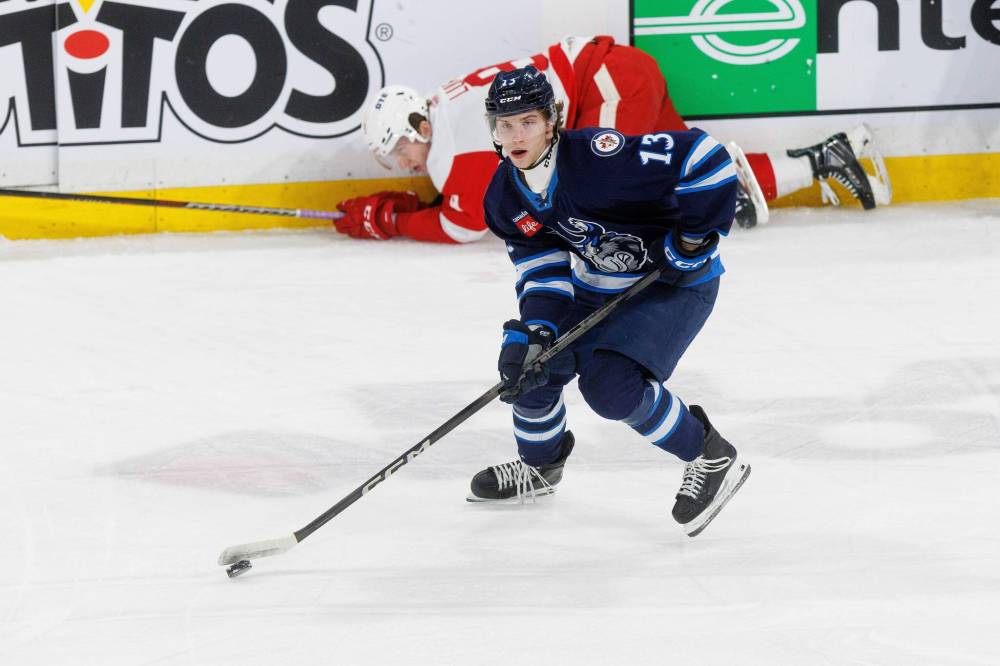 MIKE DEAL / FREE PRESS FILES
Manitoba Moose Brad Lambert (13)