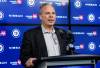 Winnipeg Jets General Manager Kevin Cheveldayoff speaks to media during a post playoff press conference in Winnipeg, Thursday, May 2, 2024. THE CANADIAN PRESS/John Woods