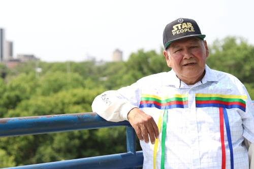 Thea Pedersen / The Forks files
                                Lisa Jackson documentary about Cree astronomer Wilfred Buck (above) will screen at the Gimli Film Festival.