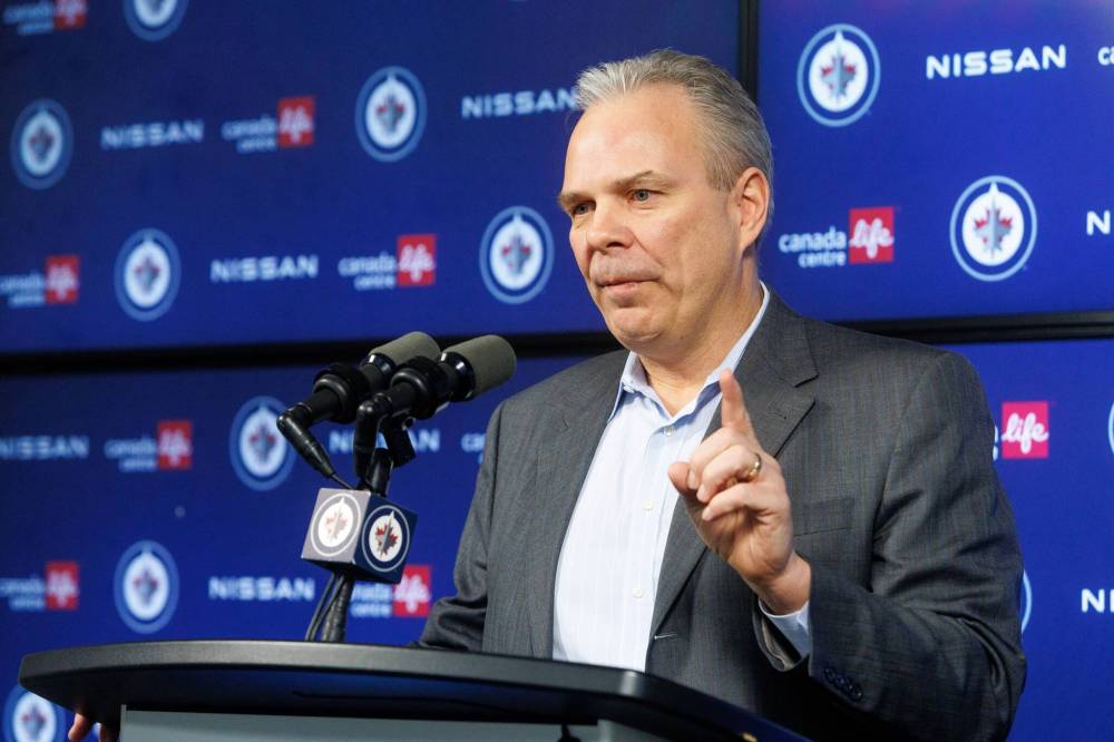MIKE DEAL / FREE PRESS file Winnipeg Jets GM Kevin Cheveldayoff: Rutger’s a prospect within our organization and that’s where it’s at right now.