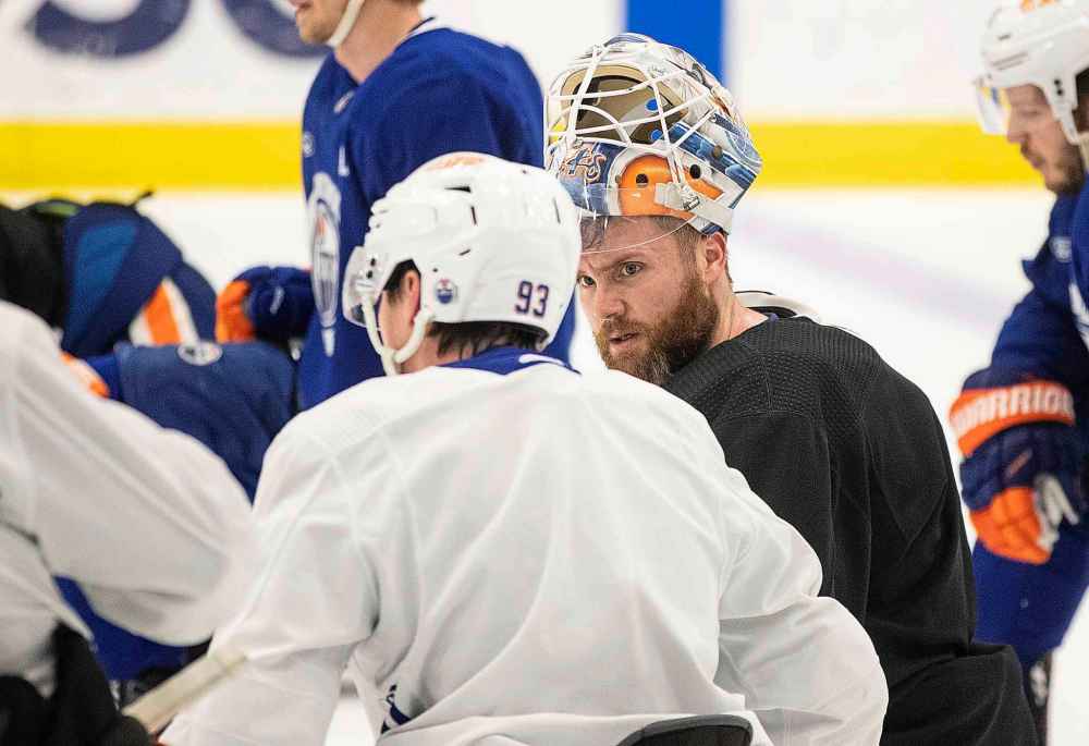 Jason Franson / The Canadian Press
Pickard hadn’t seen any NHL action since March of 2021, and was reaching the point in his career where he was viewed more as an insurance policy.