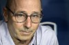 New York Yankees general manager Brian Cashman meets with reporters in the dugout before a baseball game against the Tampa Bay Rays, Tuesday, July 9, 2024, in St. Petersburg, Fla. (AP Photo/Steve Nesius)