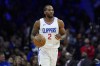 FILE -Los Angeles Clippers' Kawhi Leonard plays during an NBA basketball game, Wednesday, March 27, 2024, in Philadelphia. Kawhi Leonard will not be part of the U.S. men's basketball team that will compete in the Paris Games after all. Kawhi has been ramping up for the Olympics over the past several weeks and had a few strong practices in Las Vegas,” USA Basketball said in a statement Wednesday, July 10, 2024. He felt ready to compete. However, he respects that USA Basketball and the Clippers determined it's in his best interest to spend the remainder of the summer preparing for the upcoming season rather than participating in the Olympic Games in Paris.”(AP Photo/Matt Slocum, File)