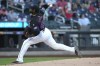 New York Mets pitcher Luis Severino throws during the first inning of a baseball game against the Washington Nationals, Wednesday, July 10, 2024, in New York. (AP Photo/Pamela Smith)