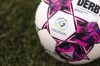 The Canadian Premier League logo is seen on a game ball ahead of Canadian Championship quarterfinal soccer action at Tim Hortons Field in Hamilton on May 9, 2023. THE CANADIAN PRESS/Nick Iwanyshyn