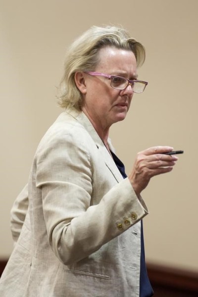 Special prosecutor Kari Morrissey attends Alec Baldwin's involuntary manslaughter trial for the 2021 fatal shooting of cinematographer Halyna Hutchins during filming of the Western movie 