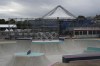 A view of La Concorde olympic venue Wednesday, July 3, 2024 in Paris. The Concorde venue will host 3X3 basketball and BMX freestyle, Breaking and Skateboarding during the Paris Olympic Games. (AP Photo/Thibault Camus)