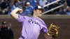 East Carolina's Trey Yesavage (46) pitches during an NCAA Baseball game on Friday, Feb. 23, 2024, in Chapel Hill, N.C. (AP Photo/Ben McKeown)