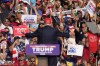 Republican presidential candidate former President Donald Trump addresses the crowd at a campaign event in Butler, Pa., on Saturday, July 13, 2024. (AP Photo/Gene J. Puskar)