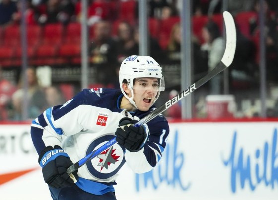 Winnipeg Jets defenceman Ville Heinola (Sean Kilpatrick / The Canadian Press files)