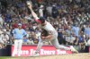 Washington Nationals pitcher Kyle Finnegan throws during the ninth inning of a baseball game against the Milwaukee Brewers, Friday, July 12, 2024, in Milwaukee. (AP Photo/Kayla Wolf)