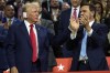 Republican presidential candidate former President Donald Trump and Republican vice presidential candidate Sen. JD Vance, R-Ohio, attend the first day of the Republican National Convention, Monday, July 15, 2024, in Milwaukee. (AP Photo/Evan Vucci)