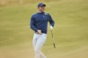 Rory McIlroy of Northern Ireland watches his shot on the 13th hole during a practice round ahead of the British Open Golf Championships at Royal Troon golf club in Troon, Scotland, Tuesday, July 16, 2024. (AP Photo/Peter Morrison)