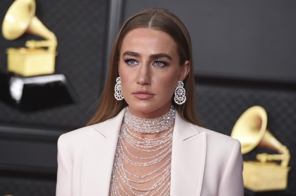 FILE - Ingrid Andress appears at the 63rd annual Grammy Awards in Los Angeles on March 14, 2021. (Photo by Jordan Strauss/Invision/AP, File)