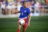 United States forward Mallory Swanson (9) chases the ball during the first half of an international friendly soccer match against Costa Rica, Tuesday, July 16, 2024, in Washington. (AP Photo/Nick Wass)