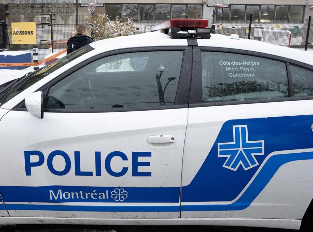 A Montreal police cruiser is shown in Montreal on Nov. 9, 2023. THE CANADIAN PRESS/Ryan Remiorz