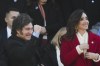 Argentine President Javier Milei, left, and his Vice President Victoria Villarruel attend a military parade marking Independence Day in Buenos Aires, Argentina, Tuesday, July 9, 2024. (AP Photo/Gustavo Garello)