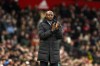 FILE - Then-Crystal Palace's head coach Patrick Vieira applauds during the English Premier League soccer match between Manchester United and Crystal Palace, at the Old Trafford stadium in Manchester, England, Saturday, Feb. 4, 2023. France soccer great Patrick Vieira was out as coach of United States-owned top-tier club Strasbourg on Thursday, July 18, 2024, just one month before the Ligue 1 season starts. (AP Photo/Dave Thompson, File)