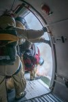 The BC Wildfire Service says smokejumpers, as shown in this handout image, who are trained to parachute from fixed-wing aircraft to fight wildfires, have been rapidly deployed this week to cover an influx of newly discovered fires. THE CANADIAN PRESS/HO-Greg Jones